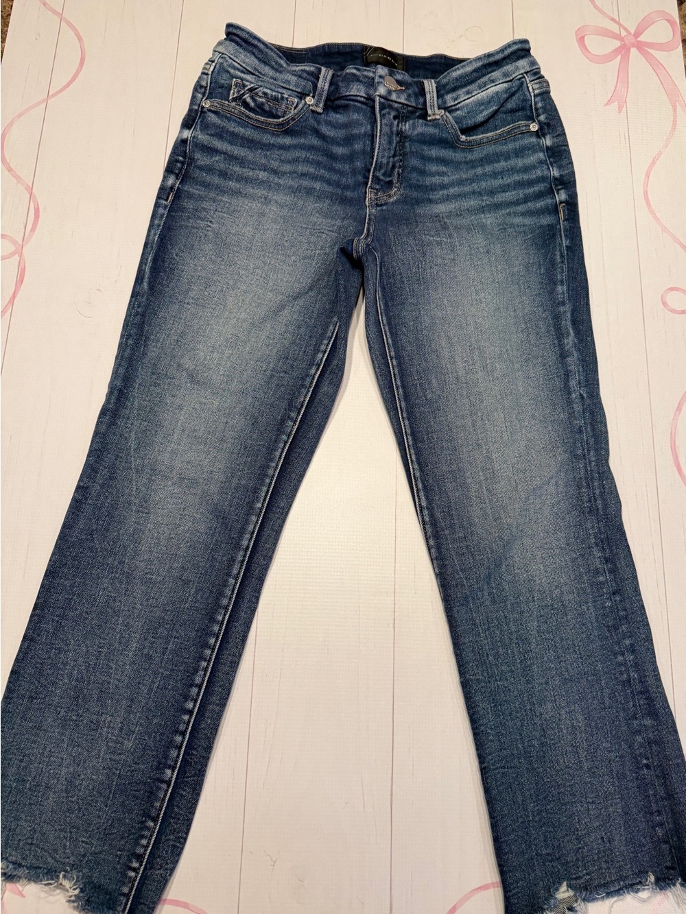 Buckle Back Fit No. 53 Cropped Straight Stretch Jean size 26
